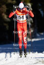 07.01.2015, Cortina-Toblach, Italy (ITA): Francesco De Fabiani (ITA) - FIS world cup cross-country, tour de ski, 10km men, Cortina-Toblach (ITA). www.nordicfocus.com. © Felgenhauer/NordicFocus. Every downloaded picture is fee-liable.
