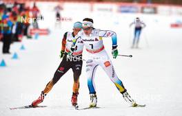 08.01.2015, Cortina-Toblach, Italy (ITA): Nicole Fessel (GER), Anna Haag (SWE), (l-r)  - FIS world cup cross-country, tour de ski, pursuit women, Cortina-Toblach (ITA). www.nordicfocus.com. © Felgenhauer/NordicFocus. Every downloaded picture is fee-liable.