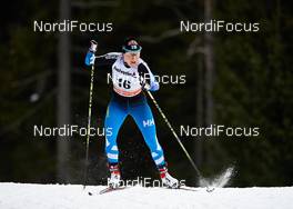 08.01.2015, Cortina-Toblach, Italy (ITA): Aino-Kaisa Saarinen (FIN) - FIS world cup cross-country, tour de ski, pursuit women, Cortina-Toblach (ITA). www.nordicfocus.com. © Felgenhauer/NordicFocus. Every downloaded picture is fee-liable.