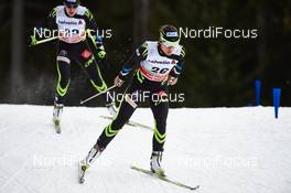 08.01.2015, Cortina-Toblach, Italy (ITA): Celia Aymonier (FRA) - FIS world cup cross-country, tour de ski, pursuit women, Cortina-Toblach (ITA). www.nordicfocus.com. © Felgenhauer/NordicFocus. Every downloaded picture is fee-liable.