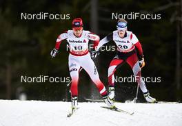 08.01.2015, Cortina-Toblach, Italy (ITA): Sylwia Jaskowiec (POL), Teresa Stadlober (AUT), (l-r)  - FIS world cup cross-country, tour de ski, pursuit women, Cortina-Toblach (ITA). www.nordicfocus.com. © Felgenhauer/NordicFocus. Every downloaded picture is fee-liable.