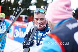 11.01.2015, Val di Fiemme, Italy (ITA): Rampa con i Campioni, popular race up to the Alpe Cermis, Juerg Capol (SUI), chief of fismag - FIS world cup cross-country, tour de ski, final climb men, Val di Fiemme (ITA). www.nordicfocus.com. © Felgenhauer/NordicFocus. Every downloaded picture is fee-liable.