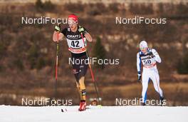 10.01.2015, Val di Fiemme, Italy (ITA): Florian Notz (GER), Karel Tammjarv (EST), (l-r)  - FIS world cup cross-country, tour de ski, mass men, Val di Fiemme (ITA). www.nordicfocus.com. © Felgenhauer/NordicFocus. Every downloaded picture is fee-liable.