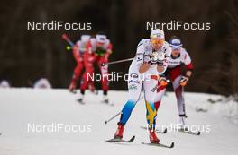 10.01.2015, Val di Fiemme, Italy (ITA): Emma Wiken (SWE) - FIS world cup cross-country, tour de ski, mass women, Val di Fiemme (ITA). www.nordicfocus.com. © Felgenhauer/NordicFocus. Every downloaded picture is fee-liable.
