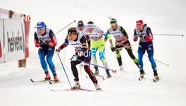 10.01.2015, Val di Fiemme, Italy (ITA): Elizabeth Stephen (USA) - FIS world cup cross-country, tour de ski, mass women, Val di Fiemme (ITA). www.nordicfocus.com. © Felgenhauer/NordicFocus. Every downloaded picture is fee-liable.