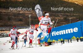 10.01.2015, Val di Fiemme, Italy (ITA): Kornelia Kubinska (POL), Sylwia Jaskowiec (POL), Helene Soederlund (SWE), (l-r)  - FIS world cup cross-country, tour de ski, mass women, Val di Fiemme (ITA). www.nordicfocus.com. © Felgenhauer/NordicFocus. Every downloaded picture is fee-liable.