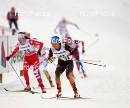 10.01.2015, Val di Fiemme, Italy (ITA): Ilaria Debertolis (ITA), Stefanie Boehler (GER), (l-r)  - FIS world cup cross-country, tour de ski, mass women, Val di Fiemme (ITA). www.nordicfocus.com. © Felgenhauer/NordicFocus. Every downloaded picture is fee-liable.