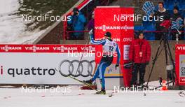 17.01.2015, Otepaeae, Estland (EST): Toni Ketelae (FIN), Fischer, Swix, Rottefella finishin in a quarter final - FIS world cup cross-country, individual sprint, Otepaeae (EST). www.nordicfocus.com. © Laiho/NordicFocus. Every downloaded picture is fee-liable.