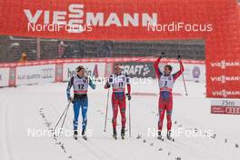 17.01.2015, Otepaeae, Estland (EST): (l-r) Toni Ketelae (FIN), Fischer, Swix, Rottefella, Ola Vigen Hattestad (NOR), Fischer, Swix, Rottefella and Tomas Northug (NOR), Fischer, Swix - FIS world cup cross-country, individual sprint, Otepaeae (EST). www.nordicfocus.com. © Laiho/NordicFocus. Every downloaded picture is fee-liable.