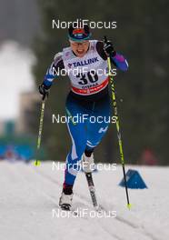 17.01.2015, Otepaeae, Estland (EST): Aino-Kaisa Saarinen (FIN), Rossignol, One Way, Rottefella - FIS world cup cross-country, individual sprint, Otepaeae (EST). www.nordicfocus.com. © Laiho/NordicFocus. Every downloaded picture is fee-liable.