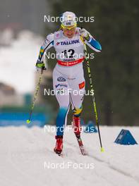 17.01.2015, Otepaeae, Estland (EST): Hanna Falk (SWE), Atomic, One Way, Alpina, Rottefella, Craft - FIS world cup cross-country, individual sprint, Otepaeae (EST). www.nordicfocus.com. © Laiho/NordicFocus. Every downloaded picture is fee-liable.
