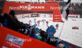 17.01.2015, Otepaeae, Estland (EST): women´s half final finishing - FIS world cup cross-country, individual sprint, Otepaeae (EST). www.nordicfocus.com. © Laiho/NordicFocus. Every downloaded picture is fee-liable.