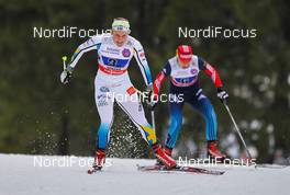 18.01.2015, Otepaeae, Estland (EST): Hanna Falk (SWE), Atomic, One Way, Alpina, Rottefella, Craft - FIS world cup cross-country, team sprint, Otepaeae (EST). www.nordicfocus.com. © Laiho/NordicFocus. Every downloaded picture is fee-liable.