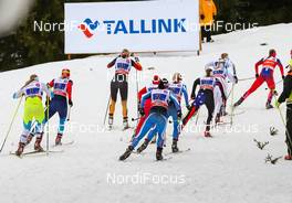 18.01.2015, Otepaeae, Estland (EST): skiers from behind  - FIS world cup cross-country, team sprint, Otepaeae (EST). www.nordicfocus.com. © Laiho/NordicFocus. Every downloaded picture is fee-liable.