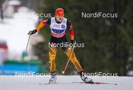 18.01.2015, Otepaeae, Estland (EST): Victoria Carl (GER), Atomic, Leki, Adidas - FIS world cup cross-country, team sprint, Otepaeae (EST). www.nordicfocus.com. © Laiho/NordicFocus. Every downloaded picture is fee-liable.