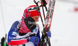23.01.2015, Rybinsk, Russia (RUS): (l-r) Elisabeth Stephen (USA), Rossignol, Exel, Rottefella and Astrid Uhrenholdt Jacobsen (NOR) Rossignol, Rottefella - FIS world cup cross-country, 10km women, Rybinsk (RUS). www.nordicfocus.com. © Laiho/NordicFocus. Every downloaded picture is fee-liable.