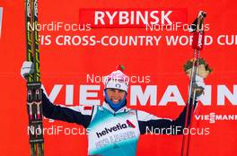 23.01.2015, Rybinsk, Russia (RUS): Francesco de Fabiani (ITA), Fischer, Swix,  Rottefella the leader of U23 cup - FIS world cup cross-country, 15km men, Rybinsk (RUS). www.nordicfocus.com. © Laiho/NordicFocus. Every downloaded picture is fee-liable.