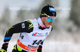 23.01.2015, Rybinsk, Russia (RUS): Robin Duvillard (FRA), Rossignol, One Way - FIS world cup cross-country, 15km men, Rybinsk (RUS). www.nordicfocus.com. © Laiho/NordicFocus. Every downloaded picture is fee-liable.