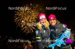 24.01.2015, Rybinsk, Russia (RUS): (l-r) Jessica Diggins (USA) and Elisabeth Stephen (USA) - FIS world cup cross-country, individual sprint, Rybinsk (RUS). www.nordicfocus.com. © Laiho/NordicFocus. Every downloaded picture is fee-liable.