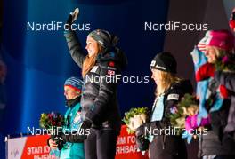 24.01.2015, Rybinsk, Russia (RUS): (l-r) Natalia Matveeva (RUS), Jennie Oeberg (SWE) and Laurien van der Graaff (SUI) - FIS world cup cross-country, individual sprint, Rybinsk (RUS). www.nordicfocus.com. © Laiho/NordicFocus. Every downloaded picture is fee-liable.