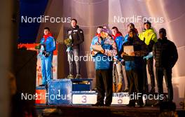 24.01.2015, Rybinsk, Russia (RUS): price giving ceremony of men's 15 km FT - FIS world cup cross-country, individual sprint, Rybinsk (RUS). www.nordicfocus.com. © Laiho/NordicFocus. Every downloaded picture is fee-liable.