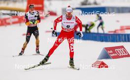 25.01.2015, Rybinsk, Russia (RUS): Roland Clara (ITA), Fischer, Swix, Rottefella - FIS world cup cross-country, skiathlon men, Rybinsk (RUS). www.nordicfocus.com. © Laiho/NordicFocus. Every downloaded picture is fee-liable.