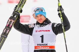 25.01.2015, Rybinsk, Russia (RUS): Dario Cologna (SUI), Fischer, One Way, Rottefella, Odlo - FIS world cup cross-country, skiathlon men, Rybinsk (RUS). www.nordicfocus.com. © Laiho/NordicFocus. Every downloaded picture is fee-liable.