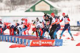 25.01.2015, Rybinsk, Russia (RUS): Dario Cologna (SUI), Fischer, One Way, Rottefella, Odlo - FIS world cup cross-country, skiathlon men, Rybinsk (RUS). www.nordicfocus.com. © Laiho/NordicFocus. Every downloaded picture is fee-liable.