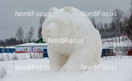 25.01.2015, Rybinsk, Russia (RUS): a snow bear - FIS world cup cross-country, skiathlon men, Rybinsk (RUS). www.nordicfocus.com. © Laiho/NordicFocus. Every downloaded picture is fee-liable.