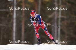15.02.2015, Oestersund, Sweden (SWE): Heidi Weng (NOR) - FIS world cup cross-country, 10km women, Oestersund (SWE). www.nordicfocus.com. © Felgenhauer/NordicFocus. Every downloaded picture is fee-liable.