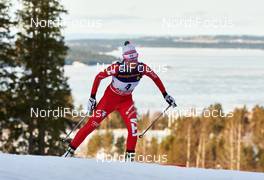 15.02.2015, Oestersund, Sweden (SWE): Debora Agreiter (ITA) - FIS world cup cross-country, 10km women, Oestersund (SWE). www.nordicfocus.com. © Felgenhauer/NordicFocus. Every downloaded picture is fee-liable.