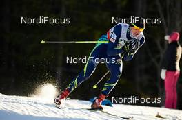 15.02.2015, Oestersund, Sweden (SWE): Alexey Poltoranin (KAZ) - FIS world cup cross-country, 15km men, Oestersund (SWE). www.nordicfocus.com. © Felgenhauer/NordicFocus. Every downloaded picture is fee-liable.