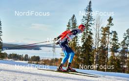 15.02.2015, Oestersund, Sweden (SWE): Evgeniy Belov (RUS) - FIS world cup cross-country, 15km men, Oestersund (SWE). www.nordicfocus.com. © Felgenhauer/NordicFocus. Every downloaded picture is fee-liable.