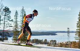 15.02.2015, Oestersund, Sweden (SWE): Jonas Dobler (GER) - FIS world cup cross-country, 15km men, Oestersund (SWE). www.nordicfocus.com. © Felgenhauer/NordicFocus. Every downloaded picture is fee-liable.