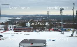 13.02.2015, Oestersund, Sweden (SWE): tv camera position with a nice view over Oestersund - FIS world cup cross-country, training, Oestersund (SWE). www.nordicfocus.com. © Felgenhauer/NordicFocus. Every downloaded picture is fee-liable.