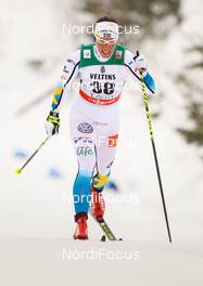 08.03.2015, Lahti, Finland (FIN): Charlotte Kalla (SWE), Fischer, One Way, Alpina, Rottefella, Craft - FIS world cup cross-country, 10km women, Lahti (FIN). www.nordicfocus.com. © Laiho/NordicFocus. Every downloaded picture is fee-liable.