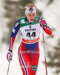 08.03.2015, Lahti, Finland (FIN): Ragnhild Haga (NOR), Fischer, Swix, Alpina, Rottefella - FIS world cup cross-country, 10km women, Lahti (FIN). www.nordicfocus.com. © Laiho/NordicFocus. Every downloaded picture is fee-liable.