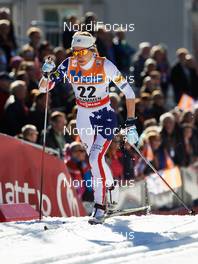 11.03.2015, Drammen, Norway (NOR): Sophie Caldwell (USA) - FIS world cup cross-country, individual sprint, Drammen (NOR). www.nordicfocus.com. © Felgenhauer/NordicFocus. Every downloaded picture is fee-liable.