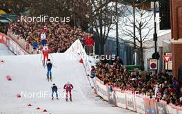 11.03.2015, Drammen, Norway (NOR): the men in the downhill - FIS world cup cross-country, individual sprint, Drammen (NOR). www.nordicfocus.com. © Felgenhauer/NordicFocus. Every downloaded picture is fee-liable.