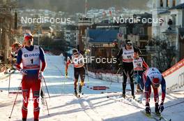 11.03.2015, Drammen, Norway (NOR): Sebastian Eisenlauer (GER), Gianluca Cologna (SUI), (l-r)  - FIS world cup cross-country, individual sprint, Drammen (NOR). www.nordicfocus.com. © Felgenhauer/NordicFocus. Every downloaded picture is fee-liable.