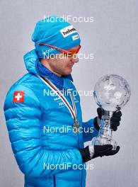 14.03.2015, Oslo, Norway (NOR): Dario Cologna (SUI) - FIS world cup cross-country, cups, Oslo (NOR). www.nordicfocus.com. © Felgenhauer/NordicFocus. Every downloaded picture is fee-liable.