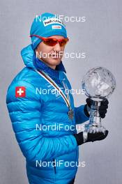 14.03.2015, Oslo, Norway (NOR): Dario Cologna (SUI) - FIS world cup cross-country, cups, Oslo (NOR). www.nordicfocus.com. © Felgenhauer/NordicFocus. Every downloaded picture is fee-liable.