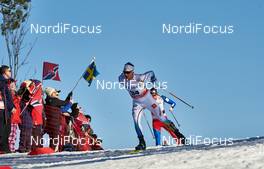 14.03.2015, Oslo, Norway (NOR): Anders Soedergren (SWE) - FIS world cup cross-country, mass men, Oslo (NOR). www.nordicfocus.com. © Felgenhauer/NordicFocus. Every downloaded picture is fee-liable.