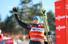 14.03.2015, Oslo, Norway (NOR): Dario Cologna (SUI), Fischer, One Way, Rottefella, Odlo - FIS world cup cross-country, mass men, Oslo (NOR). www.nordicfocus.com. © Laiho/NordicFocus. Every downloaded picture is fee-liable.
