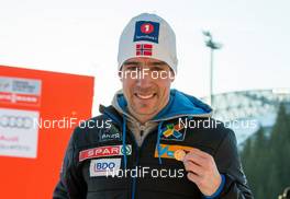 14.03.2015, Oslo, Norway (NOR): Eldar Roenning (NOR) and the Holmenkollen medal - FIS world cup cross-country, mass men, Oslo (NOR). www.nordicfocus.com. © Laiho/NordicFocus. Every downloaded picture is fee-liable.