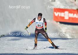 14.03.2015, Oslo, Norway (NOR): Lucas Boegl (GER) - FIS world cup cross-country, mass men, Oslo (NOR). www.nordicfocus.com. © Felgenhauer/NordicFocus. Every downloaded picture is fee-liable.