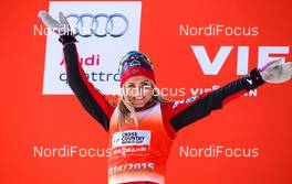 15.03.2015, Oslo, Norway (NOR): distance world cup - FIS world cup, Therese Johaug (NOR), Fischer, Swix, Rottefellacross-country, mass women, Oslo (NOR). www.nordicfocus.com. © Laiho/NordicFocus. Every downloaded picture is fee-liable.
