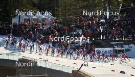 15.03.2015, Oslo, Norway (NOR): athletes passing the gratishaugen - FIS world cup cross-country, mass women, Oslo (NOR). www.nordicfocus.com. © Felgenhauer/NordicFocus. Every downloaded picture is fee-liable.