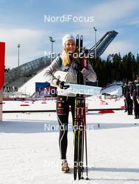 15.03.2015, Oslo, Norway (NOR): the winner of U23 cup Stina Nilsson (SWE), Fischer, Alpina, Craft - FIS world cup cross-country, mass women, Oslo (NOR). www.nordicfocus.com. © Laiho/NordicFocus. Every downloaded picture is fee-liable.