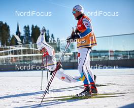 13.03.2015, Oslo, Norway (NOR): Marcus Hellner (SWE), hanging around - FIS world cup cross-country, training, Oslo (NOR). www.nordicfocus.com. © Felgenhauer/NordicFocus. Every downloaded picture is fee-liable.